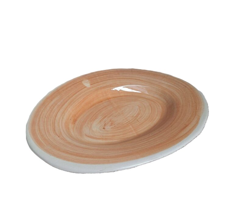Półmisek Ceramiczny – Rustykalna Elegancja w Kolorze Terakoty