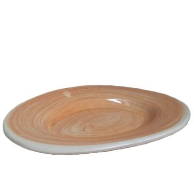 Półmisek Ceramiczny – Rustykalna Elegancja w Kolorze Terakoty
