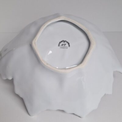 Stara Porcelanowa Patera Ozdobna „Liść Klonu” – Chodzież