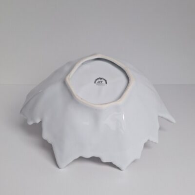 Stara Porcelanowa Patera Ozdobna „Liść Klonu” – Chodzież