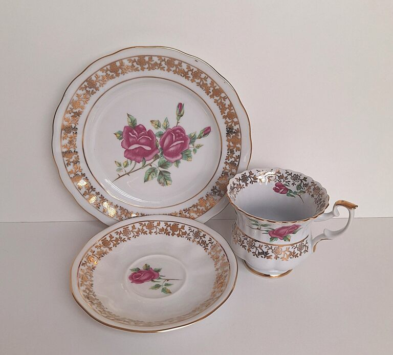 Eleganckie Trio Śniadaniowe – Vintage L.B. Poland
