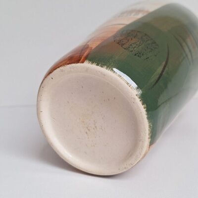 Ręcznie Malowany Wazon Ceramiczny Vintage