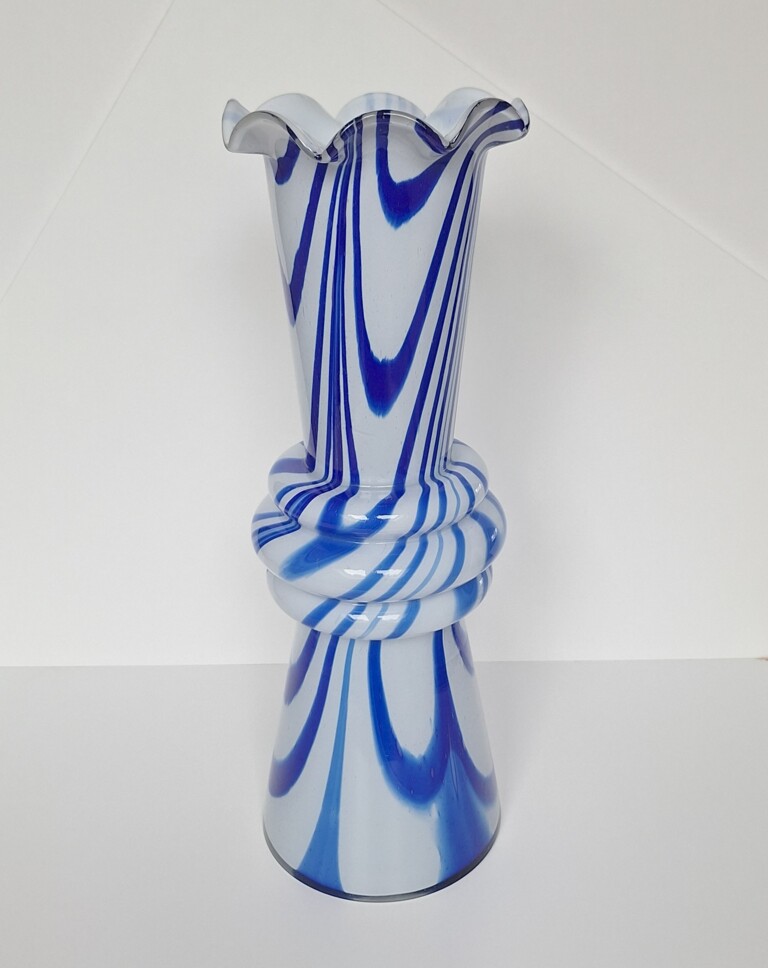Wazon Vintage w stylu Carlo Moretti – Szkło Murano, lata 70.