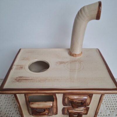 Ceramiczny Podgrzewacz W Kształcie Pieca Kuchennego