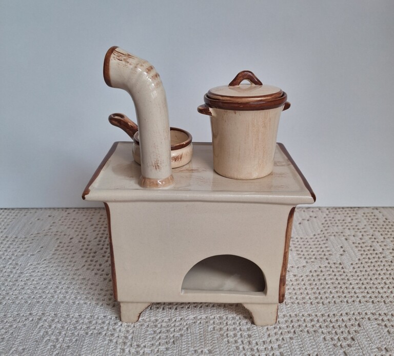 Ceramiczny Podgrzewacz W Kształcie Pieca Kuchennego
