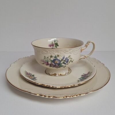 20260612_191823 Porcelanowe Trio Śniadaniowe Königl. pr. Tettau Bavaria vintage