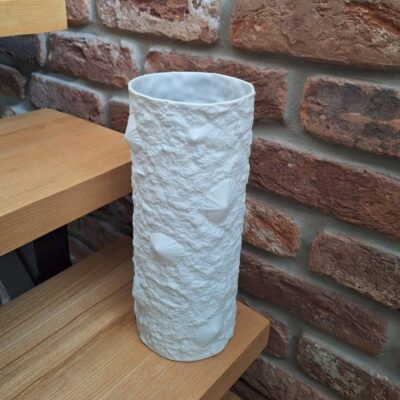 Wazon biskwitowy Hutschenreuther Vintage Op-Art Lata 70. Muszle