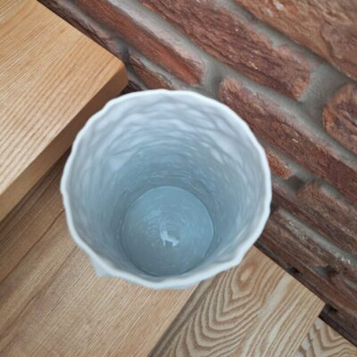 Wazon biskwitowy Hutschenreuther Vintage Op-Art Lata 70. Muszle