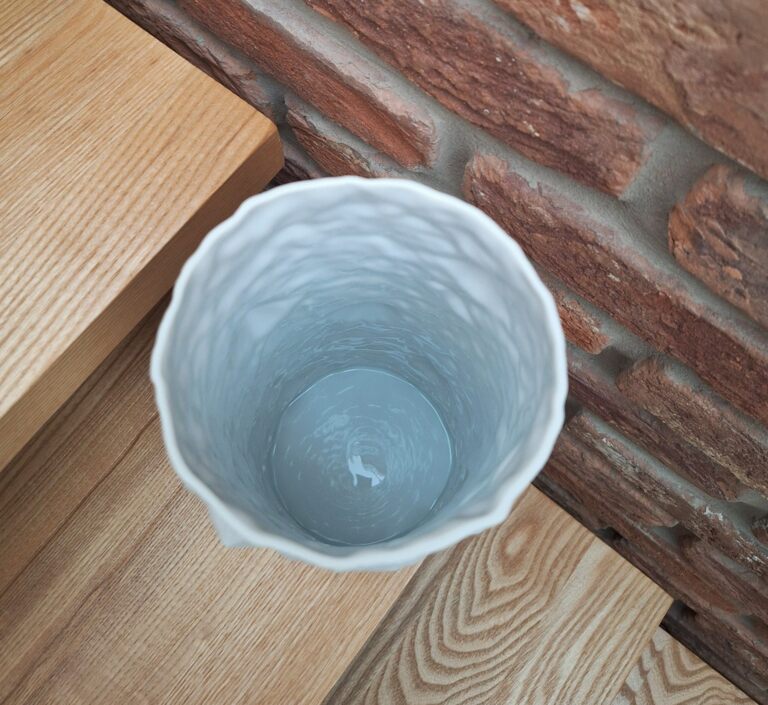 Wazon biskwitowy Hutschenreuther Vintage Op-Art Lata 70. Muszle