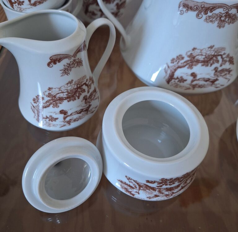 20260702_110109 Serwis Porcelanowy Bohemia ,,Henrieta'' Motyw Łowiecki