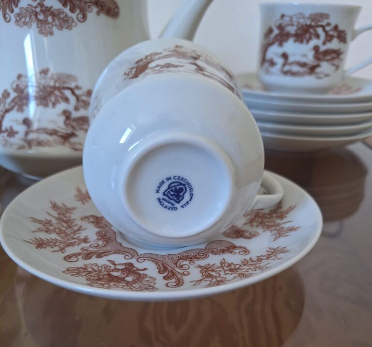 20260702_110314 Serwis Porcelanowy Bohemia ,,Henrieta'' Motyw Łowiecki