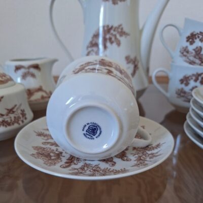 20260702_132800 Serwis Porcelanowy Bohemia „Henrieta” Motyw Myśliwski