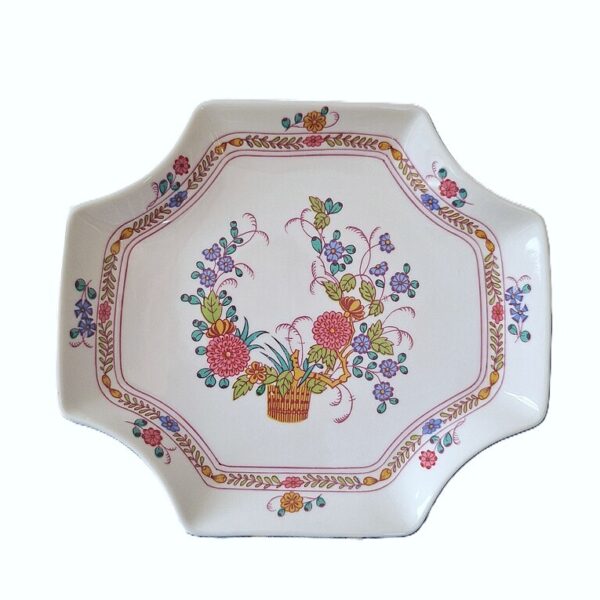 Unikatowa Porcelanowa Patera Volkstedt – Wzór "Pastorale"