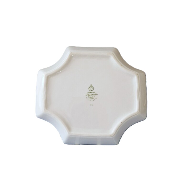 20260715_153022 Unikatowa Porcelanowa Patera Volkstedt – Wzór "Pastorale"