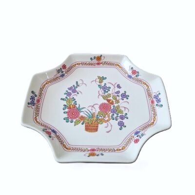 20260715_160038 Unikatowa Porcelanowa Patera Volkstedt – Wzór "Pastorale"