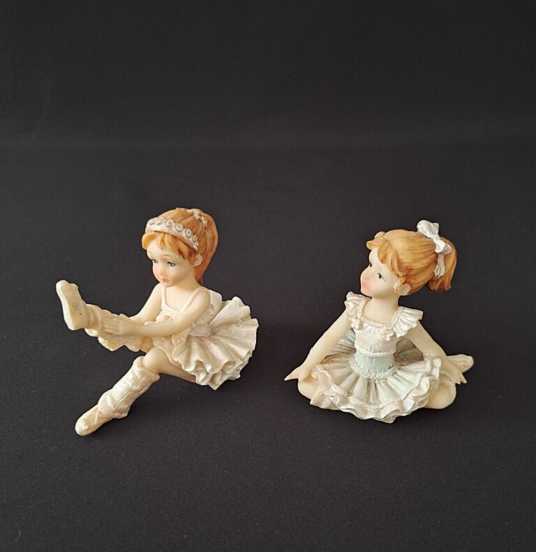 Kolekcjonerski Zestaw Figurek – Małe Baletnice Styl Vintage, Retro