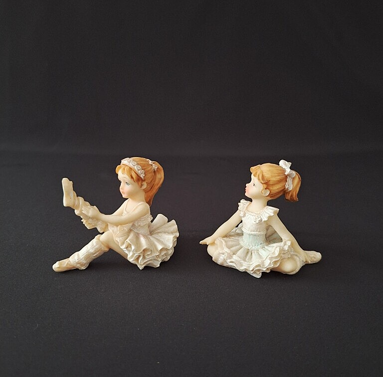 Kolekcjonerski Zestaw Figurek – Małe Baletnice Styl Vintage, Retro