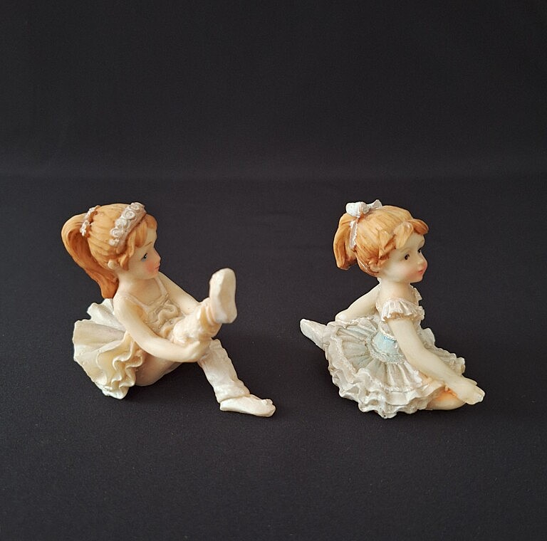 Kolekcjonerski Zestaw Figurek – Małe Baletnice Styl Vintage, Retro