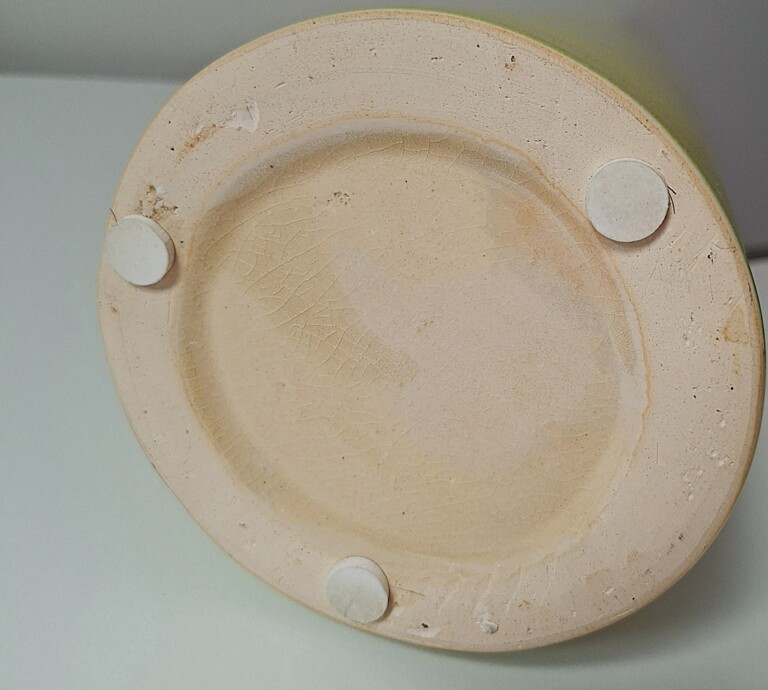 Wazon Ceramiczny Stożkowy Slim – Limonkowa Zieleń