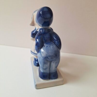 20260717_171840 Holenderska Figurka Vintage „Całująca się Para” – Styl Delft Blue