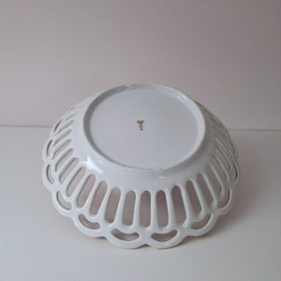 Ażurowa Porcelanowa Patera PM Martinroda - Scena Rokokowa