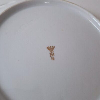 Ażurowa Porcelanowa Patera PM Martinroda - Scena Rokokowa