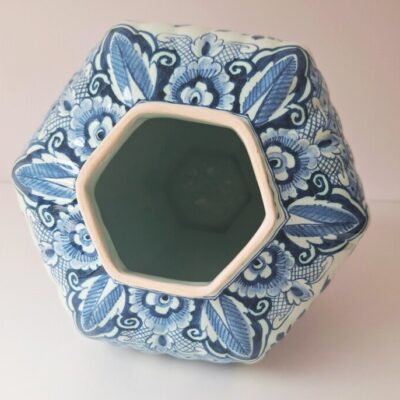 Ręcznie Malowany Wazon Potterie Oud-Delft (Nijmegen) – Vintage