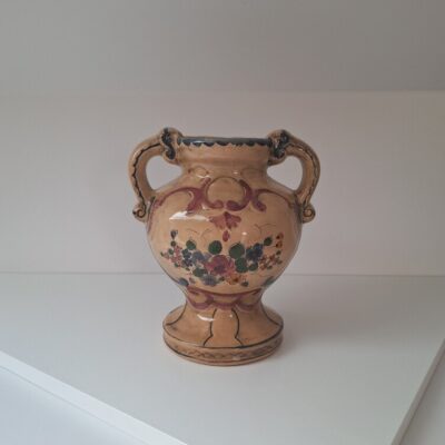 Belgijski Wazon Faiencerie de Jemappes Cerne Vintage Lata 30/50