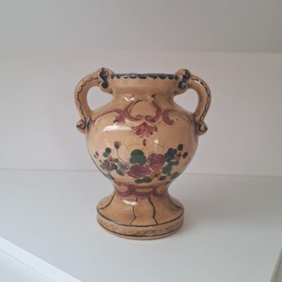 Belgijski Wazon Faiencerie de Jemappes Cerne Vintage Lata 30/50
