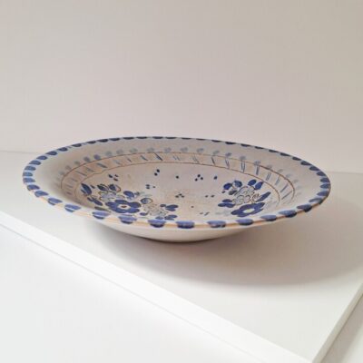 Duża Misa Ceramiczna Patera Rustykalna - Ręcznie Malowana