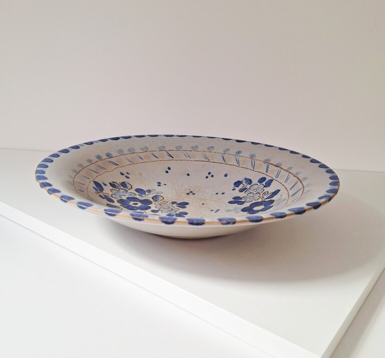 Duża Misa Ceramiczna Patera Rustykalna - Ręcznie Malowana