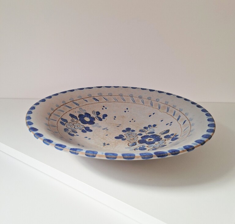Duża Misa Ceramiczna Patera Rustykalna - Ręcznie Malowana