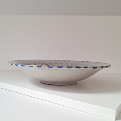 Duża Misa Ceramiczna Patera Rustykalna - Ręcznie Malowana