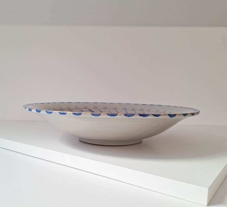 Duża Misa Ceramiczna Patera Rustykalna - Ręcznie Malowana