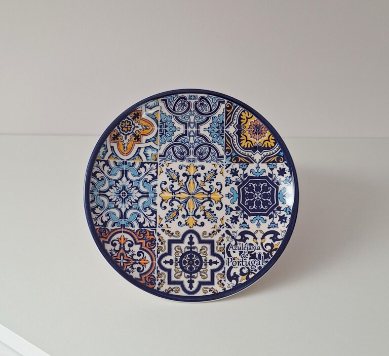 Ceramiczny Talerz Dekoracyjny – Azulejaria de Portugal