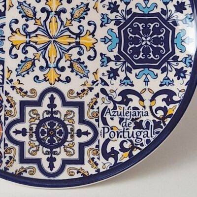 Ceramiczny Talerz Dekoracyjny – Azulejaria de Portugal