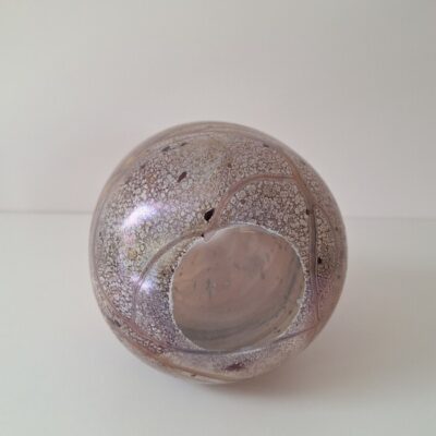 Wazon Szklany Gozo Glass Malta – Wzór Seashell – Vintage