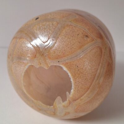 Wazon Szklany Gozo Glass Malta – Brzoskwiniowy Róż i Złoto