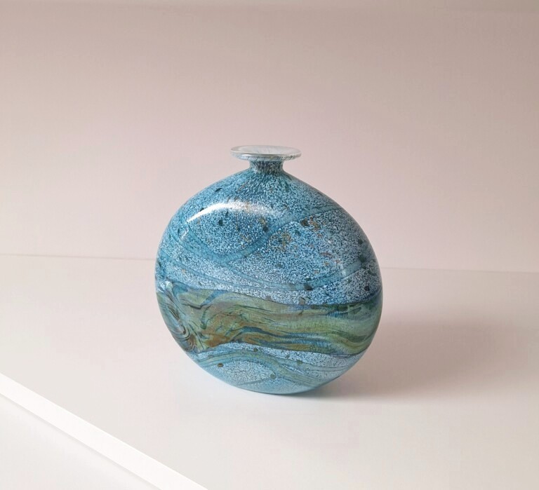 Wazon Szklany Gozo Glass Malta - Kolekcja Seaweed