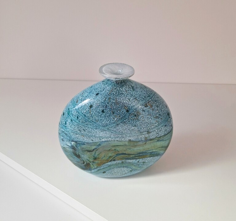 Wazon Szklany Gozo Glass Malta - Kolekcja Seaweed