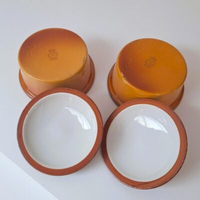 Ceramiczne mini pojemniki z pokrywkami SPM – zestaw 2 szt.
