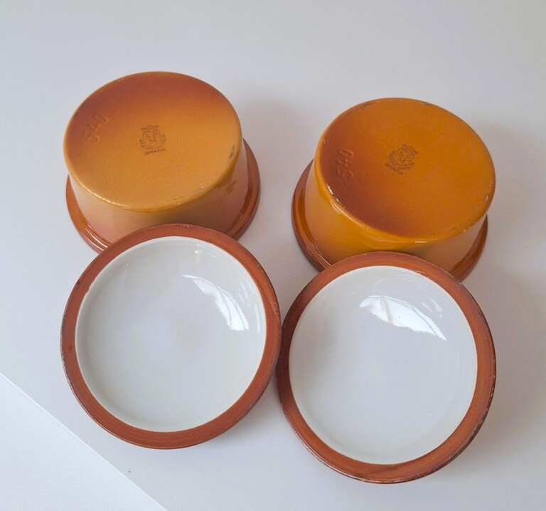 Ceramiczne mini pojemniki z pokrywkami SPM – zestaw 2 szt.