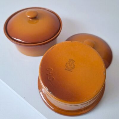 Ceramiczne mini pojemniki z pokrywkami SPM – zestaw 2 szt.