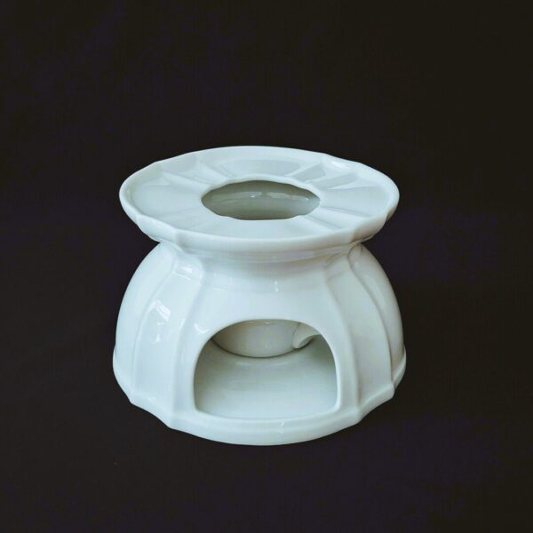Elegancki Porcelanowy Podgrzewacz Fürstenberg - Biały