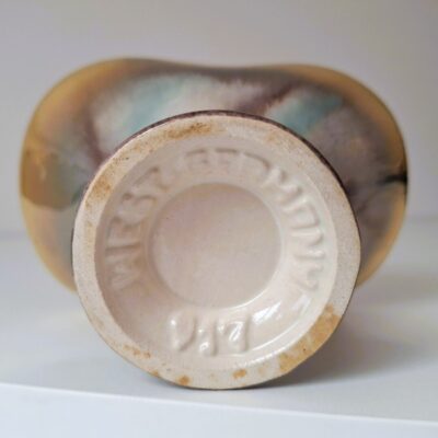Koszyczek West Germany – Vintage lata 60. – Złocony Drip Glaze