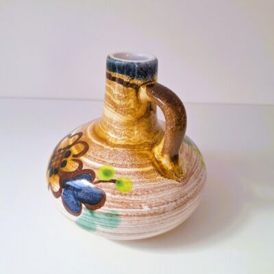 Wazonik Ceramiczny Retro Z Uchem - VEB Haldensleben