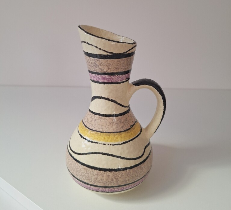 Wazon Dzbanek Ceramiczny West Germany – Mid-Century Modern