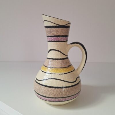 Wazon Dzbanek Ceramiczny West Germany – Mid-Century Modern