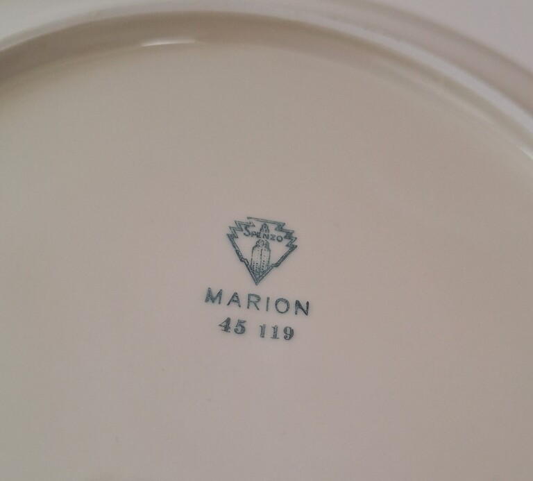 Porcelanowa patera z uszkami Spenzo MARION – Motyw Kłosy