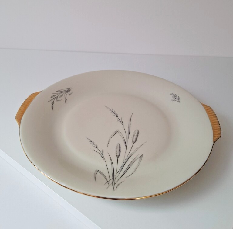 Porcelanowa patera z uszkami Spenzo MARION – Motyw Kłosy